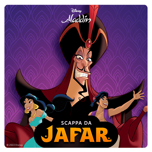 Audiolibro Disney Lunii Scappa da Jafar Aladdin