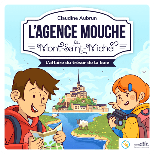 Livre audio Lunii de Claudine Aubrun L'Agence Mouche au Mont Saint-Michel - L'affaire du trésor de la baie