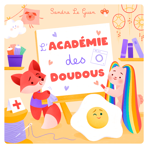 L'Académie des doudous, livre audio interactif à écouter sur Ma Fabrique à Histoires de Lunii